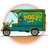 Mailing Inserter Antique Mail Truck